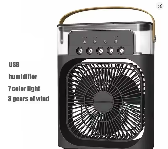 Nouveau 3 en 1 ventilateur climatiseur ménage petit refroidisseur d'air LED veilleuse Portable humidificateur réglage de l'air ventilateur bureau maison ventilateur